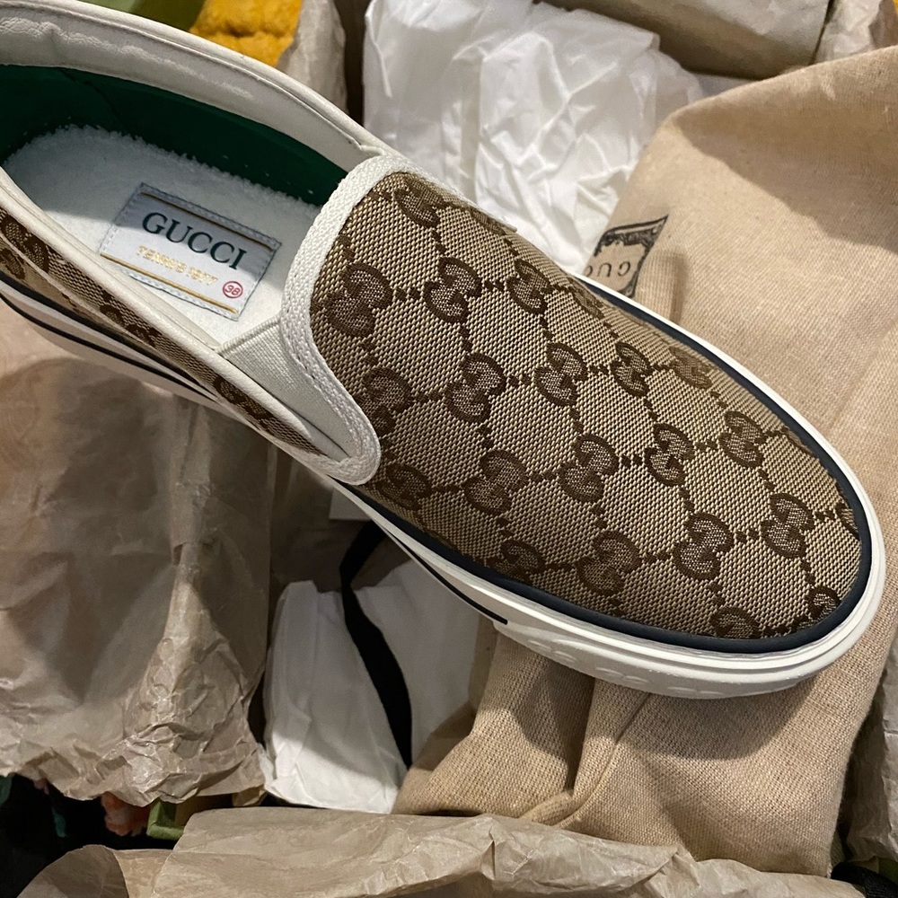 Gucci Tennis Slip Ons
